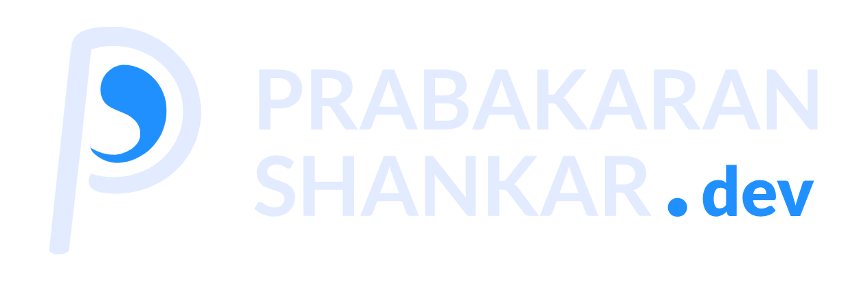 Prabakaran Shankar logo